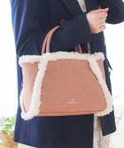 【サマンサタバサ/SamanTha Thavasa】のスウェード調ボアハンドバッグ 人気、トレンドファッション・服の通販 founy(ファニー) ファッション Fashion レディースファッション Fashion for Women バッグ Bags おすすめ Recommended / Our Picks ショルダー Shoulder, Shoulder Strap ポケット Pocket, Pocket Detail モダン Modern, Contemporary ワンポイント One Point, Statement Accent エレガント 上品 Elegant A/W・秋冬 Autumn/Winter 財布 Wallet, Purse 軽量 Lightweight, Ultra Light thumbnail ピンクベージュ|ID: prp329100004808032 ipo3291000000034890691