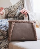 【サマンサタバサ/SamanTha Thavasa】のスウェード調ボアハンドバッグ 人気、トレンドファッション・服の通販 founy(ファニー) ファッション Fashion レディースファッション Fashion for Women バッグ Bags おすすめ Recommended / Our Picks ショルダー Shoulder, Shoulder Strap ポケット Pocket, Pocket Detail モダン Modern, Contemporary ワンポイント One Point, Statement Accent エレガント 上品 Elegant A/W・秋冬 Autumn/Winter 財布 Wallet, Purse 軽量 Lightweight, Ultra Light thumbnail ダークブラウン|ID: prp329100004808032 ipo3291000000034890693