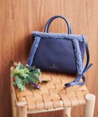 【サマンサタバサ/SamanTha Thavasa】のスウェード調ボアハンドバッグ 人気、トレンドファッション・服の通販 founy(ファニー) ファッション Fashion レディースファッション Fashion for Women バッグ Bags おすすめ Recommended / Our Picks ショルダー Shoulder, Shoulder Strap ポケット Pocket, Pocket Detail モダン Modern, Contemporary ワンポイント One Point, Statement Accent エレガント 上品 Elegant A/W・秋冬 Autumn/Winter 財布 Wallet, Purse 軽量 Lightweight, Ultra Light thumbnail ネイビー|ID: prp329100004808032 ipo3291000000034890695