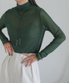 【セレクトモカ/SELECT MOCA】のシースルースキントップス 人気、トレンドファッション・服の通販 founy(ファニー) ファッション Fashion レディースファッション Fashion for Women トップス・カットソー Cut & Sew Tops おすすめ Recommended / Our Picks インナー Innerwear キャミソール Camisole, Spaghetti Strap Top キャミワンピース Cami Dress, Slip Dress コンパクト Compact, Small Size thumbnail グリーン-03|ID: prp329100004808052 ipo3291000000034890805