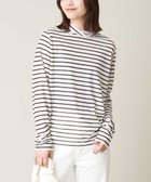 【アー ヴェー ヴェー/a.v.v】のシアーハイネックトップス ボーダー|ID: prp329100004808065 ipo3291000000034890890