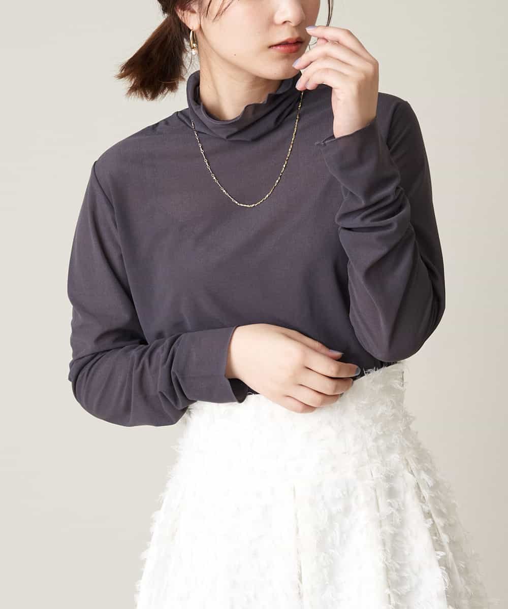 【アー ヴェー ヴェー/a.v.v】のシアーハイネックトップス インテリア・キッズ・メンズ・レディースファッション・服の通販 founy(ファニー) ファッション Fashion レディースファッション Fashion for Women トップス・カットソー Cut & Sew Tops インナー Innerwear カーディガン Cardigan, Knitwear キャミソール Camisole, Spaghetti Strap Top キャミワンピース Cami Dress, Slip Dress 今季 This Season, Current Season シアー Sheer, See-Through スウェット / スエット Sweatshirt, Sweatwear タンク Tank Top, Sleeveless Top トレンド Trend, Trending Now 定番 Standard, Basic Item ベスト Vest, Waistcoat ボーダー Border, Stripe 再入荷 Restock / Back in Stock おすすめ Recommended / Our Picks チャコールグレー|ID: prp329100004808065 ipo3291000000034890892