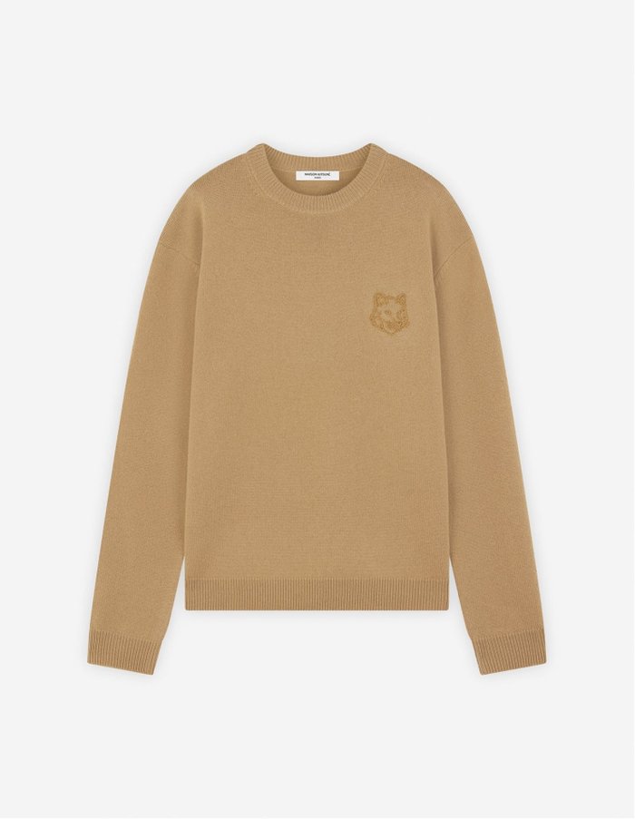 【その他のブランド/Other】の【公式】Maison Kitsune BOLD FOX HEAD EMBROIDERED JUMPER インテリア・キッズ・メンズ・レディースファッション・服の通販 founy(ファニー) https://founy.com/ ファッション Fashion メンズファッション Fashion for Men セーター Sweater, Knitwear パッチ Patch, Appliqué 長袖 Long Sleeve, Full Sleeve |ID: prp329100004808070 ipo3291000000034890937