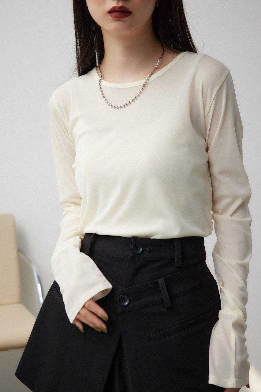 【アズール バイ マウジー/AZUL by moussy】のアソートパターンシアートップス 人気、トレンドファッション・服の通販 founy(ファニー) ファッション Fashion レディースファッション Fashion for Women トップス・カットソー Cut & Sew Tops 2024年 2024 2024-2025秋冬・A/W Autumn/Winter 2024–25 AW24–25 おすすめ Recommended / Our Picks シアー Sheer, See-Through フェミニン Feminine, Girly フラット Flat, Flat Shoes プリント Print, Printed Pattern ベスト Vest, Waistcoat メッシュ Mesh, Net Fabric 無地 Plain, Solid Color A/W・秋冬 Autumn/Winter other-1|ID: prp329100004808078 ipo3291000000034891010