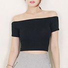 【ミニミニストア/miniministore】のカットソー へそ出し トップス 人気、トレンドファッション・服の通販 founy(ファニー) ファッション Fashion レディースファッション Fashion for Women トップス・カットソー Cut & Sew Tops カットソー・ベーシックTシャツ Cut-and-Sewn Tops / Stretch Tees & Basics アクリル Acrylic Material インナー Innerwear カットソー Cut and Sewn Top thumbnail ブラック|ID: prp329100004808087 ipo3291000000034891085