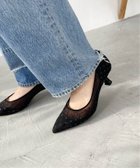 【ル タロン/Le Talon】の《追加》5cmポインテットラメチュールパンプス 人気、トレンドファッション・服の通販 founy(ファニー) ファッション Fashion レディースファッション Fashion for Women クール Cool, Chic グリッター Glitter, Sparkle シンプル Simple, Minimal チュール Tulip, Tulip Motif ドット Polka Dot, Dot Pattern フェミニン Feminine, Girly 人気 Popular, Best Seller thumbnail ブラック C|ID: prp329100004808108 ipo3291000000034891430