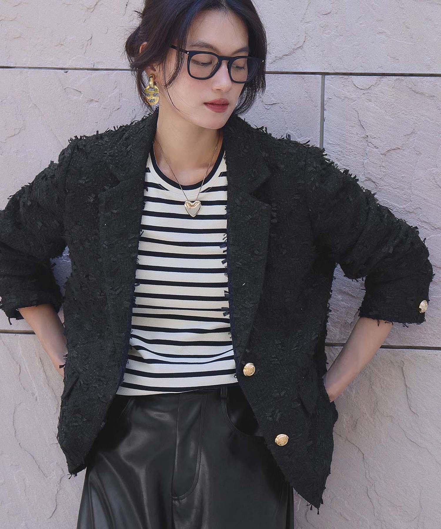 【ガール/GIRL】のツイード テーラードジャケット 人気、トレンドファッション・服の通販 founy(ファニー) ファッション Fashion レディースファッション Fashion for Women アウター Coat / Outerwear Collection レディースジャケット・軽アウター Jackets テーラードジャケット / 通勤・きれいめスタイル Tailored Jackets & Blazers ツイード Twill, Twill Weave ネップ Nepp, Slub Yarn フラップ Flap, Flap Pocket ポケット Pocket, Pocket Detail 再入荷 Restock / Back in Stock エレガント 上品 Elegant other-1|ID: prp329100004808110 ipo3291000000034891447