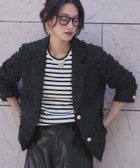 【ガール/GIRL】のツイード テーラードジャケット 人気、トレンドファッション・服の通販 founy(ファニー) ファッション Fashion レディースファッション Fashion for Women アウター Coat / Outerwear Collection レディースジャケット・軽アウター Jackets テーラードジャケット / 通勤・きれいめスタイル Tailored Jackets & Blazers ツイード Twill, Twill Weave ネップ Nepp, Slub Yarn フラップ Flap, Flap Pocket ポケット Pocket, Pocket Detail 再入荷 Restock / Back in Stock エレガント 上品 Elegant thumbnail BK|ID: prp329100004808110 ipo3291000000034891449