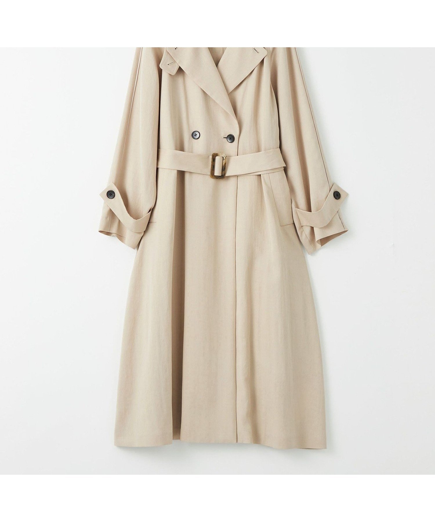 【ユナイテッドアローズ/UNITED ARROWS】のEMMEL REFINES EM ダブルボタン フレア トレンチコート インテリア・キッズ・メンズ・レディースファッション・服の通販 founy(ファニー) ファッション Fashion レディースファッション Fashion for Women アウター Coat / Outerwear Collection コート・ロングコート・ピーコート Long Coats, Peacoats & More トレンチコート / 春秋の定番アウター Trench Coats オケージョン Occasion Wear 春 Spring ダブル Double, Double-Breasted トレンド Trend, Trending Now 定番 Standard, Basic Item フィット Fit, Slim Fit フォーマル Formal, Dressy フレア Flare, Flared フロント Front, Front Design アウトレット Outlet / Clearance 夏 Summer セレモニー Ceremony ビジネス 仕事 通勤 Business / Work / Commuting 2025年 2025 2025春夏・S/S Spring/Summer 2025 SS25 BEIGE|ID: prp329100004808112 ipo3291000000034891477