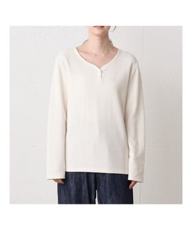 【マーコート/MARcourt】のMidiUmi ヘンリーネックプルオーバー 人気、トレンドファッション・服の通販 founy(ファニー) ファッション Fashion レディースファッション Fashion for Women トップス・カットソー Cut & Sew Tops カジュアルプルオーバー・ニットトップス Pullovers & Knit Tops / Casual Pullovers カットソー Cut and Sewn Top シンプル Simple, Minimal ポケット Pocket, Pocket Detail 無地 Plain, Solid Color 長袖 Long Sleeve, Full Sleeve |ID:prp329100004808151