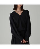 【バビロン/BABYLONE / KIDS】の【多機能素材】ジョーゼットVネックプルオーバー 人気、トレンドファッション・服の通販 founy(ファニー) ファッション Fashion キッズファッション Fashion for Kids トップス・カットソー Cut & Sew Tops インナー Innerwear オケージョン Occasion Wear ジョーゼット Georgette, Semi-Sheer Fabric タートル Turtleneck, Turtle Collar 再入荷 Restock / Back in Stock おすすめ Recommended / Our Picks thumbnail ブラック19|ID: prp329100004808169 ipo3291000000034891996