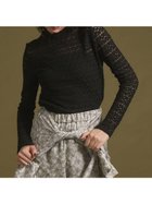 【ヴァン/Vin】のレースハイネックプルオーバー 人気、トレンドファッション・服の通販 founy(ファニー) ファッション Fashion レディースファッション Fashion for Women トップス・カットソー Cut & Sew Tops カジュアルプルオーバー・ニットトップス Pullovers & Knit Tops / Casual Pullovers おすすめ Recommended / Our Picks インナー Innerwear スウェット / スエット Sweatshirt, Sweatwear タートルネック Turtleneck, High Neck フラワー Flower, Floral フリル Frill, Ruffle モチーフ Motif, Design Theme レース Lace, Lace Fabric ロング Long, Long-Length thumbnail ブラック|ID: prp329100004808174 ipo3291000000034892021