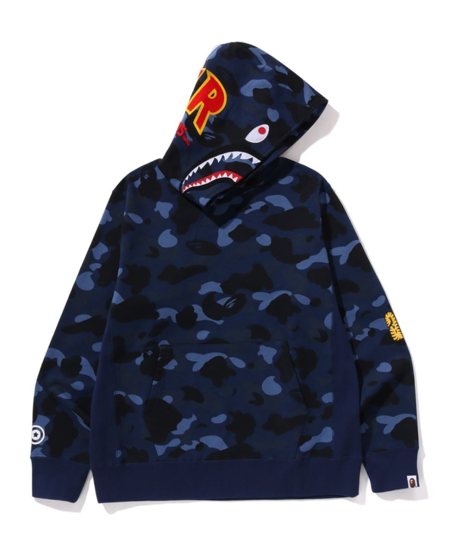 【ア ベイシング エイプ/A BATHING APE】のCOLOR CAMO 2ND SHARK PULLOVER HOODIE M 人気、トレンドファッション・服の通販 founy(ファニー) ファッション Fashion レディースファッション Fashion for Women トップス・カットソー Cut & Sew Tops カジュアルプルオーバー・ニットトップス Pullovers & Knit Tops / Casual Pullovers クラシック Classic, Timeless Style スマート Smart, Elegant ポケット Pocket, Pocket Detail モチーフ Motif, Design Theme 財布 Wallet, Purse other-1|ID: prp329100004808178 ipo3291000000034892034