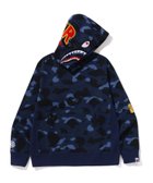 【ア ベイシング エイプ/A BATHING APE】のCOLOR CAMO 2ND SHARK PULLOVER HOODIE M 人気、トレンドファッション・服の通販 founy(ファニー) ファッション Fashion レディースファッション Fashion for Women トップス・カットソー Cut & Sew Tops カジュアルプルオーバー・ニットトップス Pullovers & Knit Tops / Casual Pullovers クラシック Classic, Timeless Style スマート Smart, Elegant ポケット Pocket, Pocket Detail モチーフ Motif, Design Theme 財布 Wallet, Purse thumbnail NAVY|ID: prp329100004808178 ipo3291000000034892035