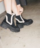 【スティーブマデン/STEVE MADDEN】のスエードチェルシーブーツ 人気、トレンドファッション・服の通販 founy(ファニー) ファッション Fashion レディースファッション Fashion for Women シューズ Shoes, Footwear トリミング Trimming, Decorative Edge ニューヨーク New York, NYC Style ベーシック Basic, Essential ミュール Mule, Backless Shoes 厚底 Platform Shoes A/W・秋冬 Autumn/Winter thumbnail ブラックスエード|ID: prp329100004808209 ipo3291000000034892237