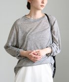 【セレクトモカ/SELECT MOCA】のシアーラグランロングスリーブTシャツ 人気、トレンドファッション・服の通販 founy(ファニー) ファッション Fashion レディースファッション Fashion for Women トップス・カットソー Cut & Sew Tops シャツ・ブラウス・オフィスカジュアル Elegant Blouses & Button-Ups ロングTシャツ・Tシャツ Longline T-Shirts & Tees おすすめ Recommended / Our Picks シアー Sheer, See-Through ストレッチ Stretch, Stretchy Fabric スリーブ Sleeve, Long Sleeve / Short Sleeve デニム Denim, Jeans Material ワイド Wide, Wide Fit 夏 Summer thumbnail グレー-900|ID: prp329100004808210 ipo3291000000034892248