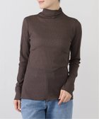 【ラ トータリテ/La TOTALITE】の【洗える】ラメリブハイネックカットソー 人気、トレンドファッション・服の通販 founy(ファニー) ファッション Fashion レディースファッション Fashion for Women トップス・カットソー Cut & Sew Tops カットソー・ベーシックTシャツ Cut-and-Sewn Tops / Stretch Tees & Basics 2025年 2025 2025-2026秋冬・A/W Autumn/Winter 2025–26 AW25–26 インナー Innerwear シンプル Simple, Minimal ジャケット Jacket, Outerwear スマート Smart, Elegant フィット Fit, Slim Fit 洗える Machine Washable A/W・秋冬 Autumn/Winter thumbnail ブラウン|ID: prp329100004808257 ipo3291000000034892615