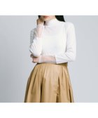 【ビアンカ/BIANCA】の【@BAILA掲載】【大人シアー】チュールコンビタートルカットソー オフホワイト|ID: prp329100004808258 ipo3291000000034892618