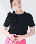 【ビアンカ/BIANCA】の【マルチシーン】ショルダープリーツギャザーT ブラック|ID: prp329100004808263 ipo3291000000034892652