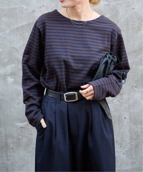 【アウトドアプロダクツ ユージュアルシングス/OUTDOOR PRODUCTS Usual Things】のミリタリーボーダーカットソー 人気、トレンドファッション・服の通販 founy(ファニー) ファッション Fashion レディースファッション Fashion for Women トップス・カットソー Cut & Sew Tops カットソー・ベーシックTシャツ Cut-and-Sewn Tops / Stretch Tees & Basics キャミワンピース Cami Dress, Slip Dress シンプル Simple, Minimal デニム Denim, Jeans Material エレガント 上品 Elegant |ID:prp329100004808275