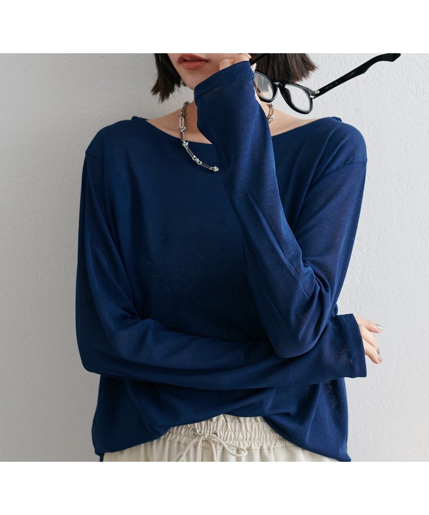 【ディスコート/Discoat】の【新色追加!】シアープルオーバー 《WEB限定カラーあり》 インテリア・キッズ・メンズ・レディースファッション・服の通販 founy(ファニー) 　ファッション　Fashion　レディースファッション　Fashion for Women　トップス・カットソー　Cut & Sew Tops　カジュアルプルオーバー・ニットトップス　Pullovers & Knit Tops / Casual Pullovers　インナー　Innerwear　キャミソール　Camisole, Spaghetti Strap Top　キャミワンピース　Cami Dress, Slip Dress　吸水　Absorbent, Quick-Dry　シアー　Sheer, See-Through　スウェット / スエット　Sweatshirt, Sweatwear　スラックス　Slacks, Dress Pants　スリット　Slit, Slit Detail　とろみ　Fluid, Flowy Fabric　デニム　Denim, Jeans Material　メンズ　Men's, Menswear　おすすめ　Recommended / Our Picks　ネイビー|ID: prp329100004808277 ipo3291000000034892748