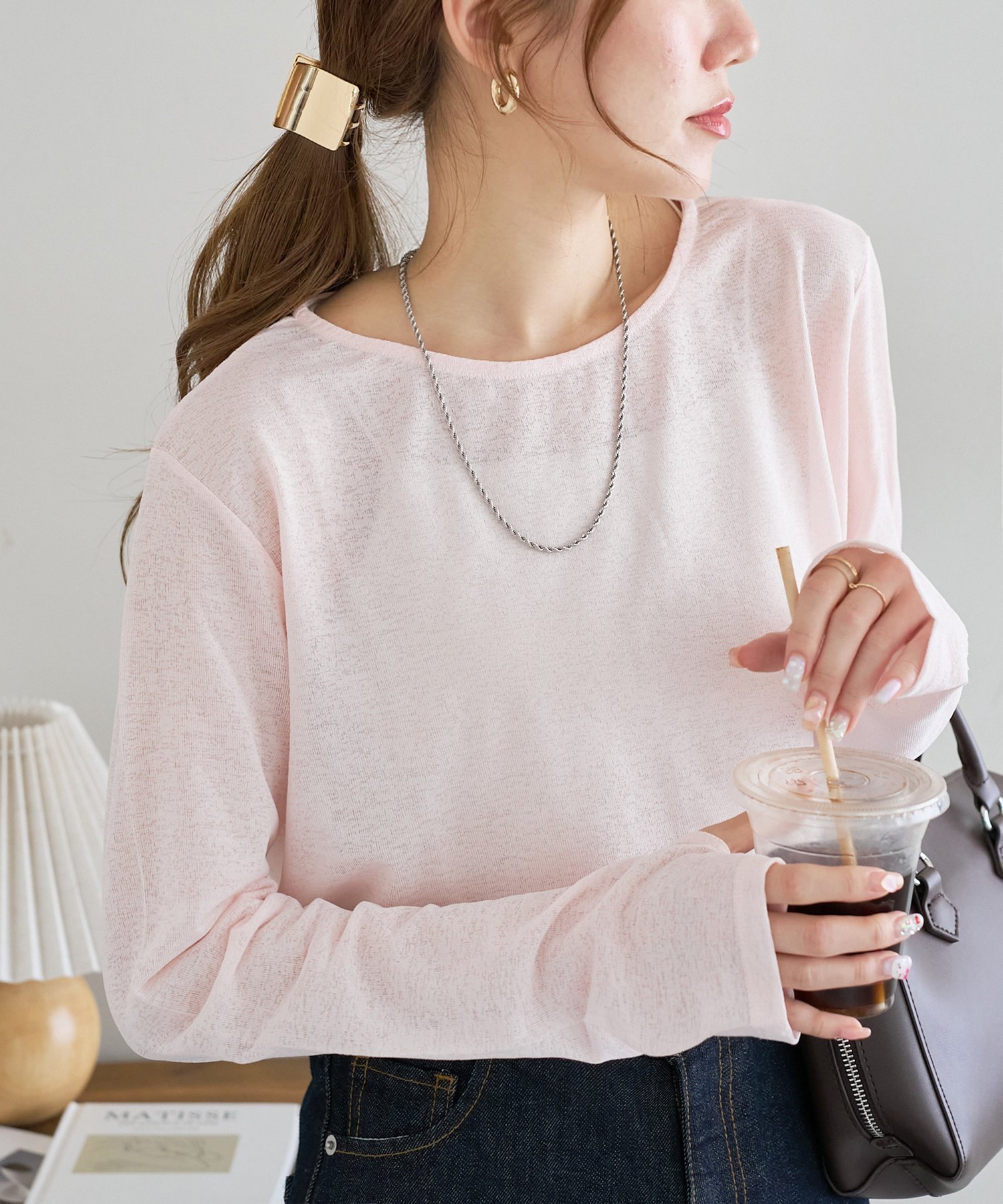 【ディスコート/Discoat】の【新色追加!】シアープルオーバー 《WEB限定カラーあり》 インテリア・キッズ・メンズ・レディースファッション・服の通販 founy(ファニー) 　ファッション　Fashion　レディースファッション　Fashion for Women　トップス・カットソー　Cut & Sew Tops　カジュアルプルオーバー・ニットトップス　Pullovers & Knit Tops / Casual Pullovers　インナー　Innerwear　キャミソール　Camisole, Spaghetti Strap Top　キャミワンピース　Cami Dress, Slip Dress　吸水　Absorbent, Quick-Dry　シアー　Sheer, See-Through　スウェット / スエット　Sweatshirt, Sweatwear　スラックス　Slacks, Dress Pants　スリット　Slit, Slit Detail　とろみ　Fluid, Flowy Fabric　デニム　Denim, Jeans Material　メンズ　Men's, Menswear　おすすめ　Recommended / Our Picks　ピンクその他1|ID: prp329100004808277 ipo3291000000034892752