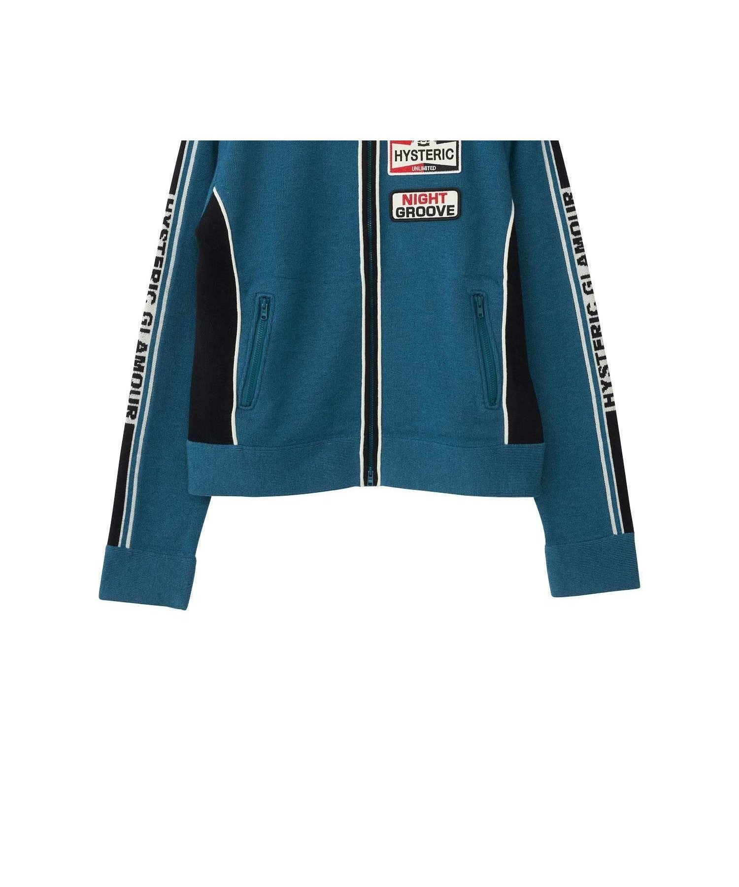 【ヒステリックグラマー/HYSTERIC GLAMOUR】のUNLIMITEDワッペン シングルライダース 人気、トレンドファッション・服の通販 founy(ファニー) ファッション Fashion レディースファッション Fashion for Women アウター Coat / Outerwear Collection ライダースジャケット / レザースタイル Riders Jackets & Biker Style ジャカード/ジャガード Jacquard, Woven Pattern ミラノリブ Milano Rib, Milano Stitch A/W・秋冬 Autumn/Winter other-1|ID: prp329100004808280 ipo3291000000034892769