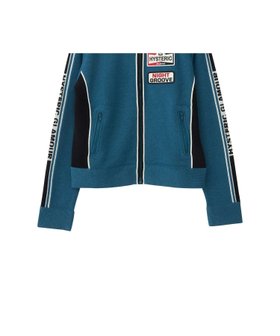 【ヒステリックグラマー/HYSTERIC GLAMOUR】のUNLIMITEDワッペン シングルライダース 人気、トレンドファッション・服の通販 founy(ファニー) ファッション Fashion レディースファッション Fashion for Women アウター Coat / Outerwear Collection ライダースジャケット / レザースタイル Riders Jackets & Biker Style ジャカード/ジャガード Jacquard, Woven Pattern ミラノリブ Milano Rib, Milano Stitch A/W・秋冬 Autumn/Winter |ID:prp329100004808280