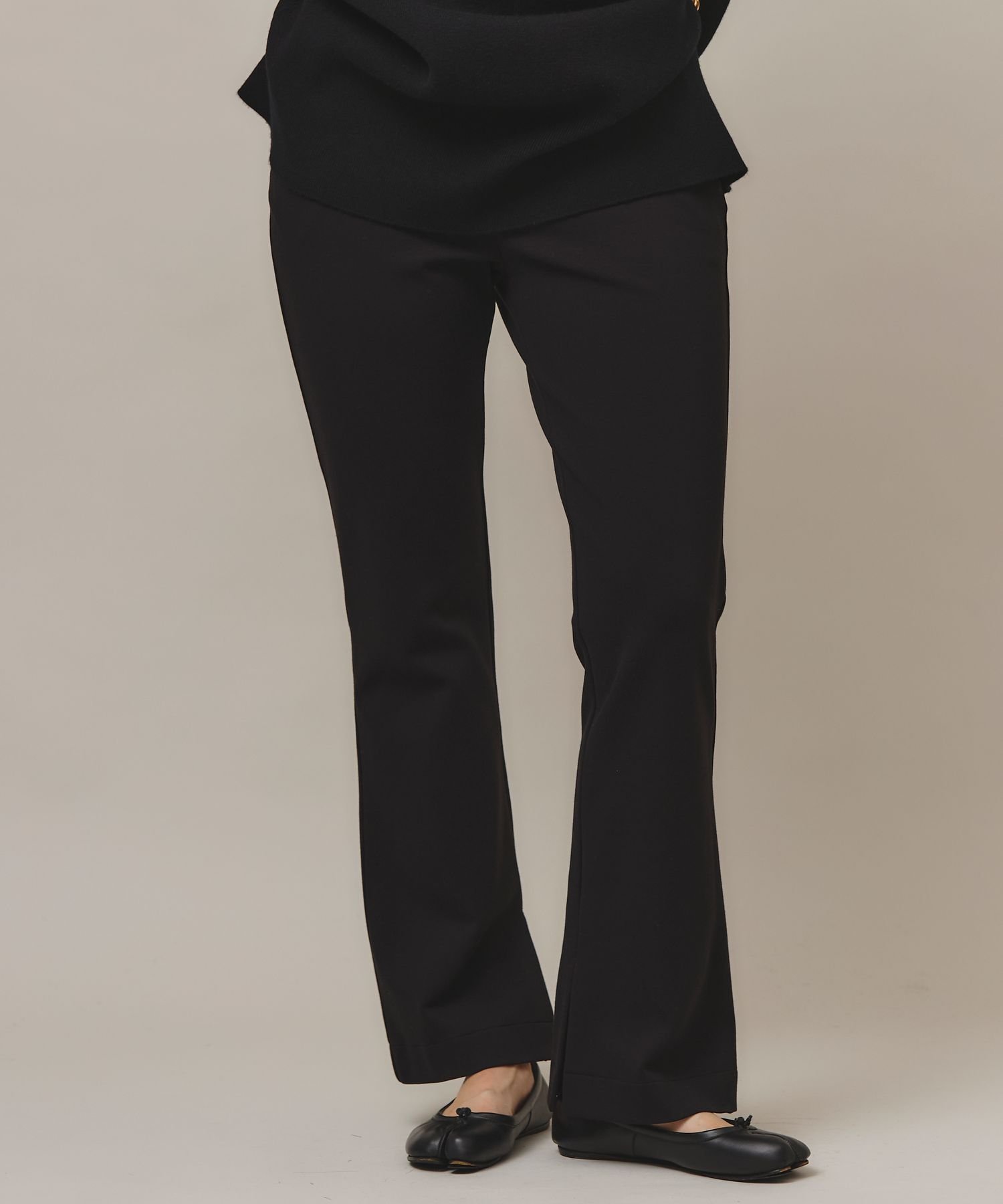 【カレンソロジー/Curensology】のストレッチポンチフレアパンツ インテリア・キッズ・メンズ・レディースファッション・服の通販 founy(ファニー) ファッション Fashion レディースファッション Fashion for Women パンツ Pants & Trousers エレガント 上品 Elegant スリット Slit, Slit Detail バランス Balance, Style Balance A/W・秋冬 Autumn/Winter ブラック09|ID: prp329100004808281 ipo3291000000034892777