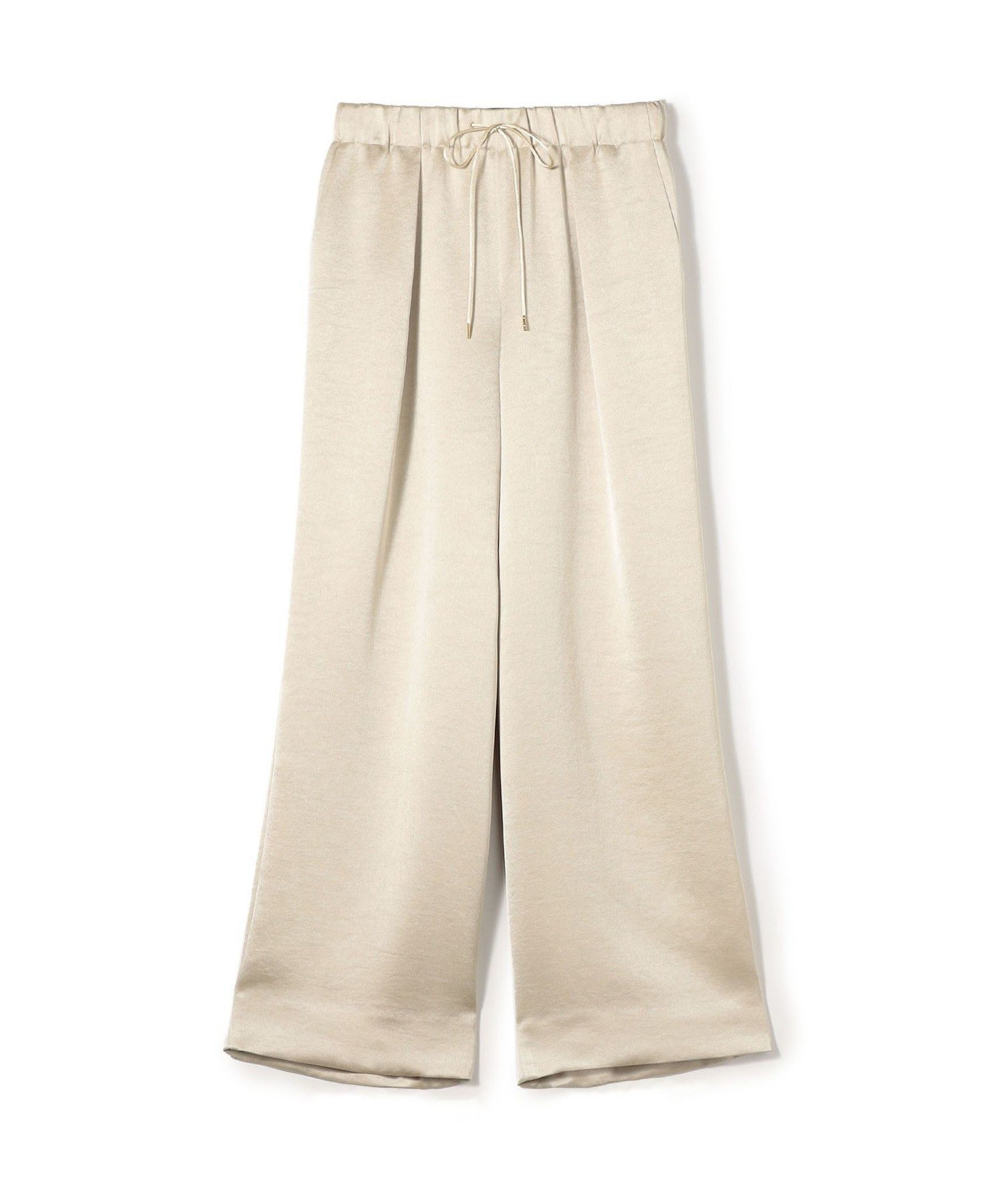 【トゥモローランド/TOMORROWLAND】のグリッツィーサテン イージーワイドパンツ インテリア・キッズ・メンズ・レディースファッション・服の通販 founy(ファニー) ファッション Fashion レディースファッション Fashion for Women パンツ Pants & Trousers おすすめ Recommended / Our Picks サテン Satin, Glossy Fabric シューズ Shoes, Footwear タンブラー Tumbler, Travel Mug ダブル Double, Double-Breasted バランス Balance, Style Balance フラット Flat, Flat Shoes リラックス Relax, Relaxed Fit エレガント 上品 Elegant 41 ライトベージュ|ID: prp329100004808283 ipo3291000000034892787