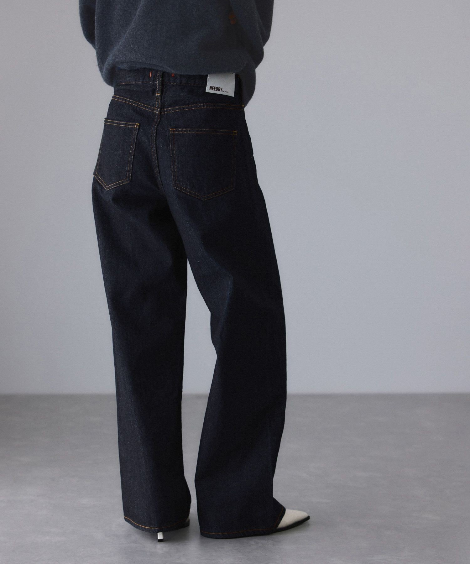 【アダム エ ロペ/ADAM ET ROPE'】の【NEEDBY for ADAM ET ROPE 】別注HANA インテリア・キッズ・メンズ・レディースファッション・服の通販 founy(ファニー) ファッション Fashion レディースファッション Fashion for Women ジャケット Jacket, Outerwear ストレート Straight, Straight Cut デニム Denim, Jeans Material ベーシック Basic, Essential 別注 Limited Edition, Custom Order A/W・秋冬 Autumn/Winter エレガント 上品 Elegant 2025年 2025 2025-2026秋冬・A/W Autumn/Winter 2025–26 AW25–26 ネイビー(40)|ID: prp329100004808287 ipo3291000000034892821