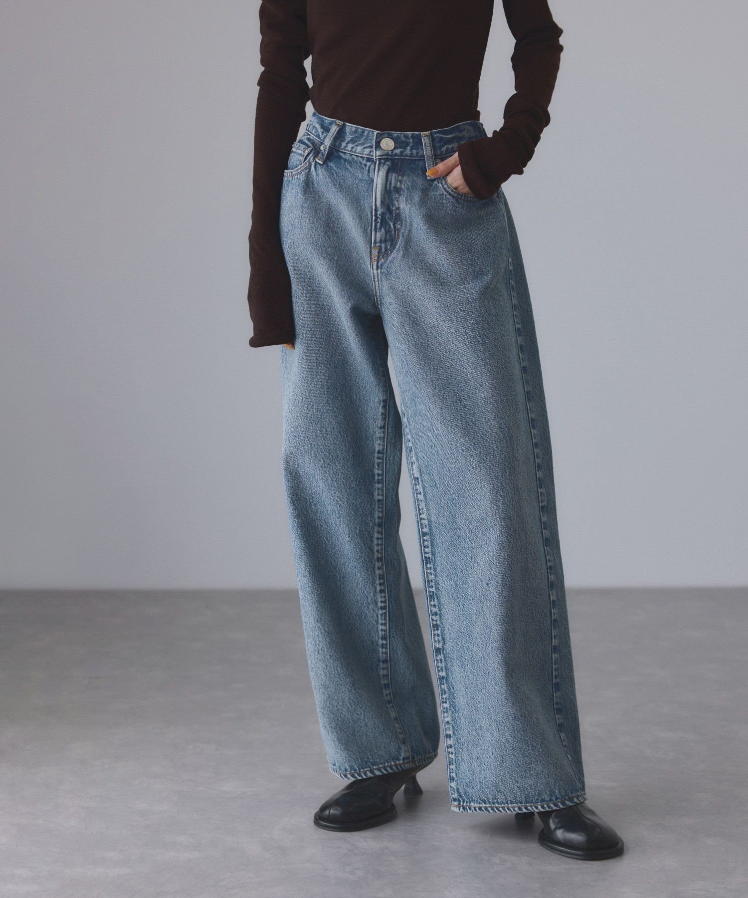 【アダム エ ロペ/ADAM ET ROPE'】の【NEEDBY for ADAM ET ROPE 】別注HANA インテリア・キッズ・メンズ・レディースファッション・服の通販 founy(ファニー) ファッション Fashion レディースファッション Fashion for Women ジャケット Jacket, Outerwear ストレート Straight, Straight Cut デニム Denim, Jeans Material ベーシック Basic, Essential 別注 Limited Edition, Custom Order A/W・秋冬 Autumn/Winter エレガント 上品 Elegant 2025年 2025 2025-2026秋冬・A/W Autumn/Winter 2025–26 AW25–26 ブルー(44)|ID: prp329100004808287 ipo3291000000034892822