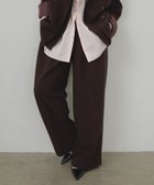 【リアン/Lian】のツータックワイドパンツ 人気、トレンドファッション・服の通販 founy(ファニー) ファッション Fashion レディースファッション Fashion for Women パンツ Pants & Trousers thumbnail ブラウン|ID: prp329100004808299 ipo3291000000034892910