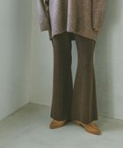 【グローバルワーク/GLOBAL WORK】のフワフワHugmeフレアパンツ/597985 人気、トレンドファッション・服の通販 founy(ファニー) ファッション Fashion レディースファッション Fashion for Women パンツ Pants & Trousers おすすめ Recommended / Our Picks セットアップ Set-Up, Coordinated Outfit センター Center, Center Line チュニック Tunic, Long Top ハイネック High Neck, Mock Neck フレア Flare, Flared ポケット Pocket, Pocket Detail thumbnail ダークブラウン58|ID: prp329100004808305 ipo3291000000034893013