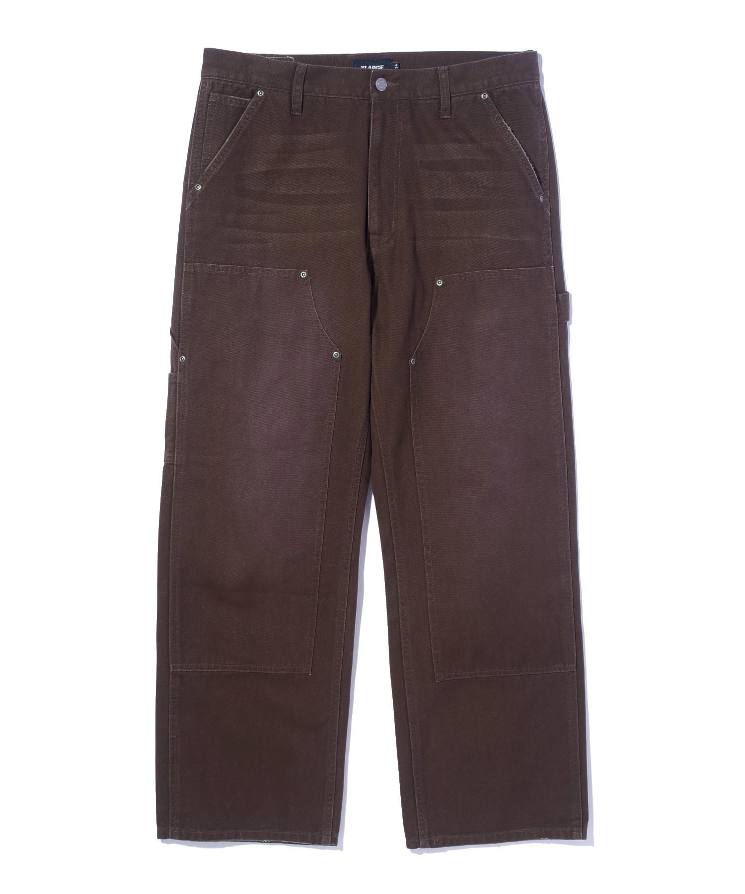 【エクストララージ/XLARGE】のFADED DOUBLE KNEE PANTS インテリア・キッズ・メンズ・レディースファッション・服の通販 founy(ファニー) ファッション Fashion レディースファッション Fashion for Women パンツ Pants & Trousers ジーンズ Jeans, Denim Pants スウェット / スエット Sweatshirt, Sweatwear スタンダード Standard, Basic BROWN|ID: prp329100004808312 ipo3291000000034893091