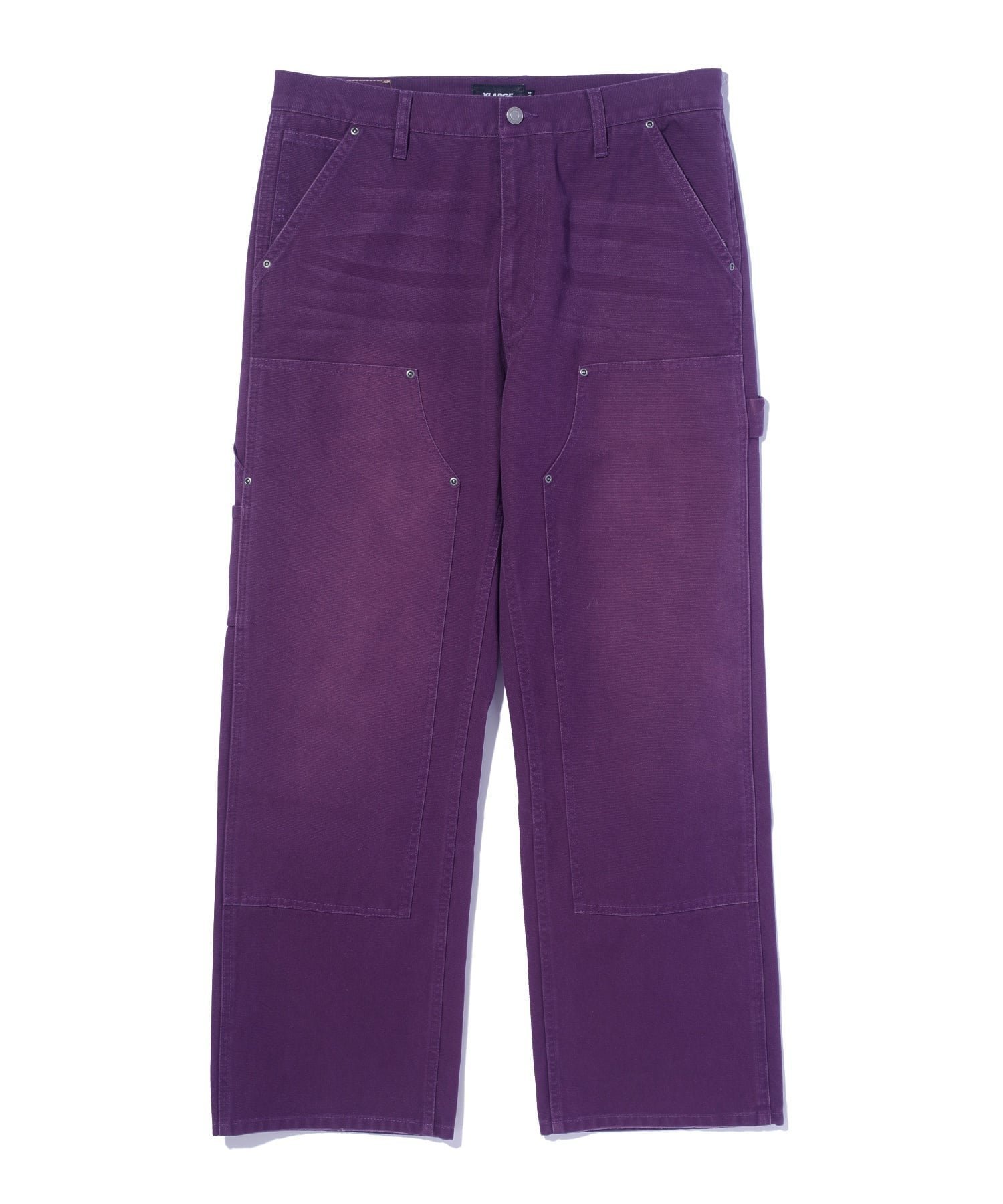 【エクストララージ/XLARGE】のFADED DOUBLE KNEE PANTS インテリア・キッズ・メンズ・レディースファッション・服の通販 founy(ファニー) ファッション Fashion レディースファッション Fashion for Women パンツ Pants & Trousers ジーンズ Jeans, Denim Pants スウェット / スエット Sweatshirt, Sweatwear スタンダード Standard, Basic PURPLE|ID: prp329100004808312 ipo3291000000034893092