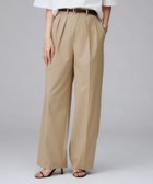 【アンタイトル/UNTITLED】の【はっ水/後ろウエストゴム/リラクシー】ストレッチ2タックワイドパンツ ベージュ|ID: prp329100004808318 ipo3291000000034914908