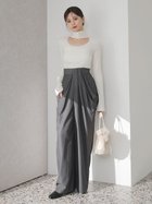 【スナイデル/SNIDEL】のハイウエストドレープパンツ 人気、トレンドファッション・服の通販 founy(ファニー) ファッション Fashion レディースファッション Fashion for Women パンツ Pants & Trousers ウェーブ Wavy Pattern 今季 This Season, Current Season シャーリング Shirring, Ruched ストライプ Stripe, Striped Pattern スマート Smart, Elegant とろみ Fluid, Flowy Fabric ドレープ Drape, Draping Fabric フィット Fit, Slim Fit フェミニン Feminine, Girly 無地 Plain, Solid Color リブニット Rib Knit, Ribbed Knit ワイド Wide, Wide Fit おすすめ Recommended / Our Picks thumbnail GRY[006]|ID: prp329100004808323 ipo3291000000034893225