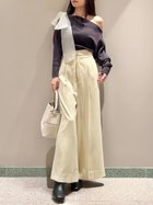 【スナイデル/SNIDEL】のスタイルアップベルティッドワイドパンツ 人気、トレンドファッション・服の通販 founy(ファニー) ファッション Fashion レディースファッション Fashion for Women パンツ Pants & Trousers イエロー Yellow インナー Innerwear スマート Smart, Elegant フィット Fit, Slim Fit ワイド Wide, Wide Fit おすすめ Recommended / Our Picks エレガント 上品 Elegant thumbnail YEL[032]|ID: prp329100004808328 ipo3291000000034893254