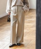 【ノーブル / スピック&スパン/NOBLE / Spick & Span】の《追加》【洗える】ルナサテンベルテッドパンツ 人気、トレンドファッション・服の通販 founy(ファニー) ファッション Fashion レディースファッション Fashion for Women パンツ Pants & Trousers おすすめ Recommended / Our Picks サテン Satin, Glossy Fabric スタイリッシュ Stylish, Fashionable セットアップ Set-Up, Coordinated Outfit ダブル Double, Double-Breasted リラックス Relax, Relaxed Fit ループ Loop, Loop Knit 再入荷 Restock / Back in Stock 洗える Machine Washable 秋 Autumn thumbnail ベージュ A|ID: prp329100004808344 ipo3291000000034893343