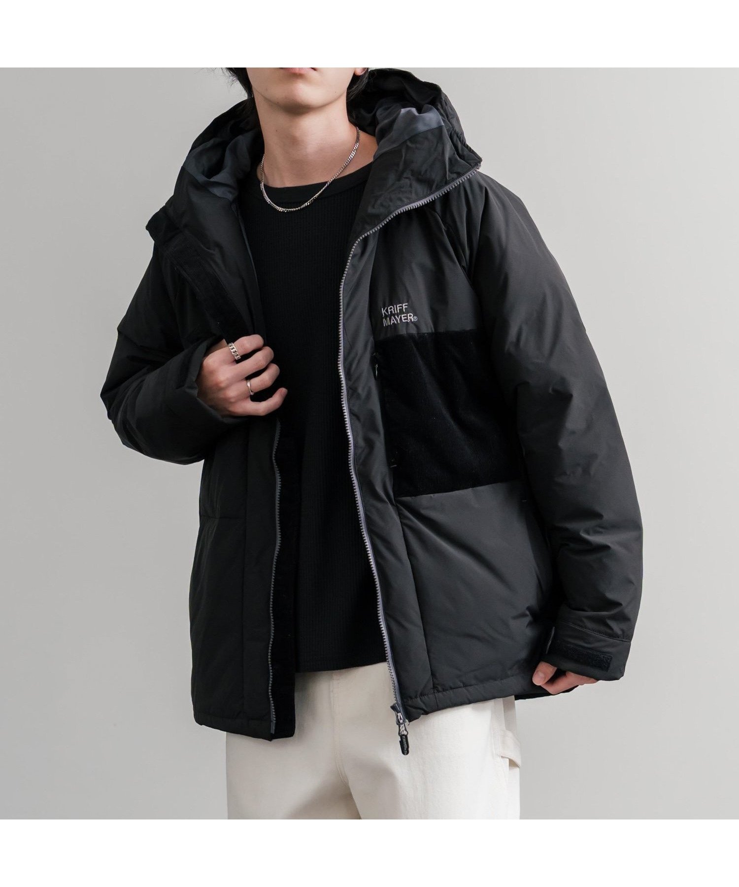 【ロッキーモンロー/Rocky Monroe】のKRIFF MAYER クリーネス中綿ジャケット インテリア・キッズ・メンズ・レディースファッション・服の通販 founy(ファニー) ファッション Fashion レディースファッション Fashion for Women アウター Coat / Outerwear Collection レディースジャケット・軽アウター Jackets アメリカン American Style コーデュロイ Corduroy, Cord Fabric 軽量 Lightweight, Ultra Light ジャケット Jacket, Outerwear トレンド Trend, Trending Now ドローコード Drawcord, Drawstring Cord バランス Balance, Style Balance フィット Fit, Slim Fit フォルム Silhouette, Form フロント Front, Front Design プリント Print, Printed Pattern ベーシック Basic, Essential ポケット Pocket, Pocket Detail 防寒 Cold Protection, Winter-Ready ミックス Mix, Mixed Style メンズ Men's, Menswear リラックス Relax, Relaxed Fit ワンポイント One Point, Statement Accent 再入荷 Restock / Back in Stock おすすめ Recommended / Our Picks 19.ブラック|ID: prp329100004808345 ipo3291000000034893362