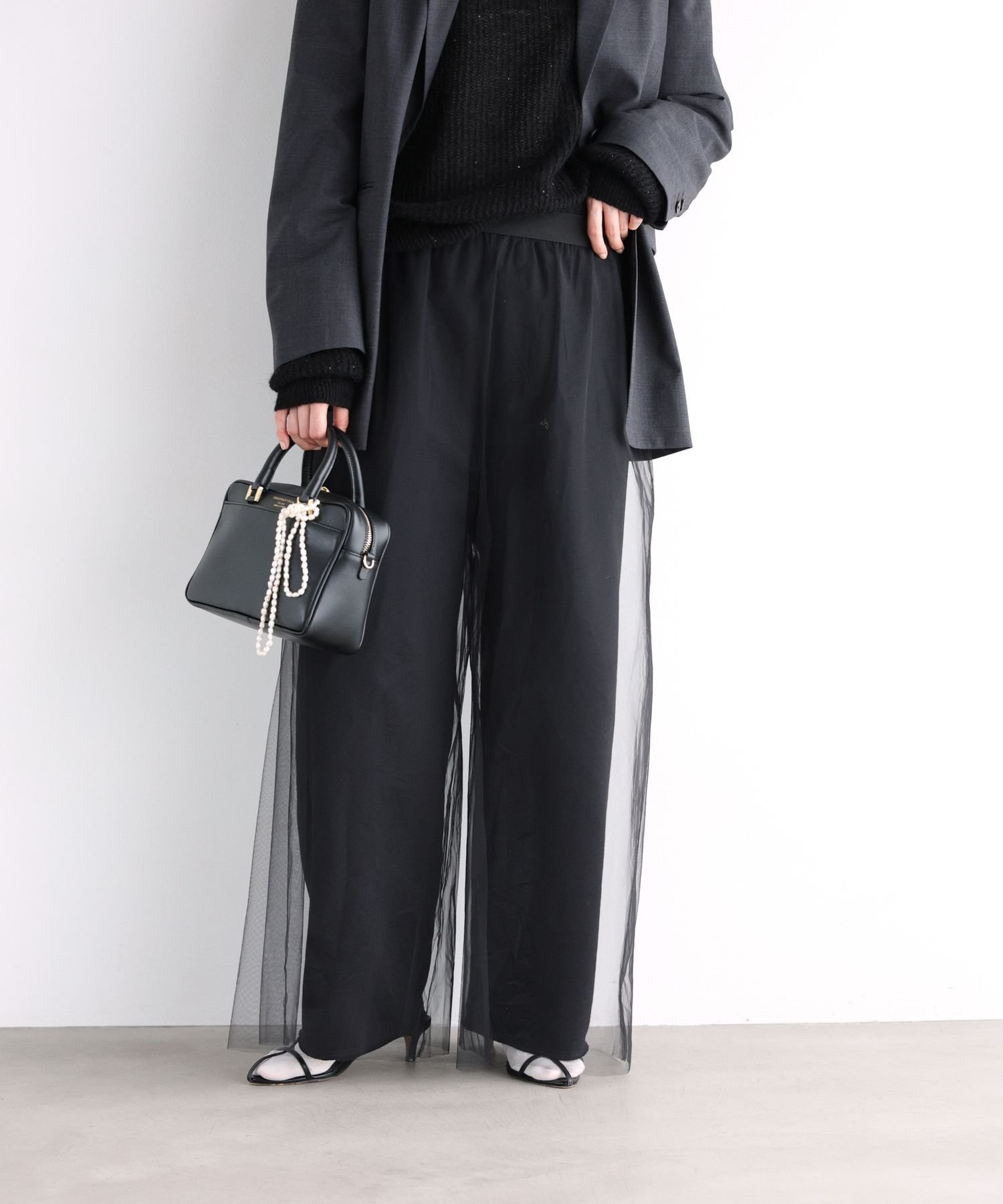 【バビロン/BABYLONE / KIDS】のチュール付き裏毛パンツ インテリア・キッズ・メンズ・レディースファッション・服の通販 founy(ファニー) ファッション Fashion キッズファッション Fashion for Kids ボトムス Bottoms おすすめ Recommended / Our Picks チュール Tulip, Tulip Motif フェミニン Feminine, Girly 再入荷 Restock / Back in Stock ブラック19|ID: prp329100004808346 ipo3291000000034893376