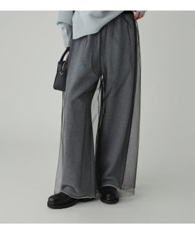 【バビロン/BABYLONE / KIDS】のチュール付き裏毛パンツ 人気、トレンドファッション・服の通販 founy(ファニー) ファッション Fashion キッズファッション Fashion for Kids ボトムス Bottoms おすすめ Recommended / Our Picks チュール Tulip, Tulip Motif フェミニン Feminine, Girly 再入荷 Restock / Back in Stock |ID:prp329100004808346