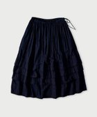 【フォーティファイブ アール/45R】のガーゼ二重織のタックスカート(インディゴ) 人気、トレンドファッション・服の通販 founy(ファニー) ファッション Fashion レディースファッション Fashion for Women スカート Skirts インディゴ Indigo Denim thumbnail インディゴ|ID: prp329100004808357 ipo3291000000034893542