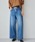 【バンヤードストーム/BARNYARDSTORM】の【『VERY』YouTube紹介アイテム】ドロストワイドカットデニム【WEB限定サイズL】 インディゴ87|ID: prp329100004808360 ipo3291000000034926500