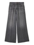 【ミラオーウェン/Mila Owen】のヘムデザインセミフレアデニムパンツ GRY[006]|ID: prp329100004808364 ipo3291000000035026094