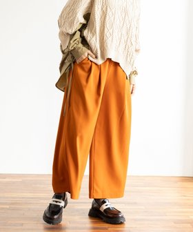 【オズモーシス/OSMOSIS】のタックワイドパンツ 人気、トレンドファッション・服の通販 founy(ファニー) ファッション Fashion レディースファッション Fashion for Women パンツ Pants & Trousers トレンド Trend, Trending Now ポケット Pocket, Pocket Detail 再入荷 Restock / Back in Stock 冬 Winter / This Winter 定番 Standard, Basic Item A/W・秋冬 Autumn/Winter |ID:prp329100004808368