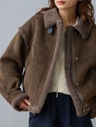 【ニコル クラブ/NICOLE CLUB】のフェイクムートンブルゾン 人気、トレンドファッション・服の通販 founy(ファニー) ファッション Fashion レディースファッション Fashion for Women アウター Coat / Outerwear Collection ブルゾンジャケット・スポーティアウター Blouson Jackets おすすめ Recommended / Our Picks スマート Smart, Elegant フレア Flare, Flared ブルゾン Blouson, Bomber Jacket ボトム Bottoms, Lower Wear ヴィンテージ Vintage Style 冬 Winter / This Winter thumbnail 39チャコールグレー|ID: prp329100004808375 ipo3291000000034893698