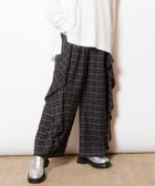 【オズモーシス/OSMOSIS】のチェックカスケードパンツ 人気、トレンドファッション・服の通販 founy(ファニー) ファッション Fashion レディースファッション Fashion for Women パンツ Pants & Trousers インナー Innerwear シンプル Simple, Minimal チェック Check, Plaid, Tartan 再入荷 Restock / Back in Stock A/W・秋冬 Autumn/Winter thumbnail BLACK|ID: prp329100004808384 ipo3291000000034893833