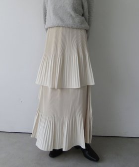 【アルシーヴ/archives】のプリーツティアードスカート/ 人気、トレンドファッション・服の通販 founy(ファニー) ファッション Fashion レディースファッション Fashion for Women スカート Skirts ティアードスカート Tiered Skirts ティアード Tiered, Tiered Style プリーツ Pleats, Pleated 人気 Popular, Best Seller |ID:prp329100004808401